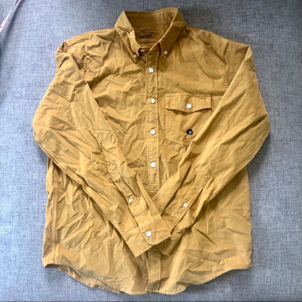 A&F corduroy button down